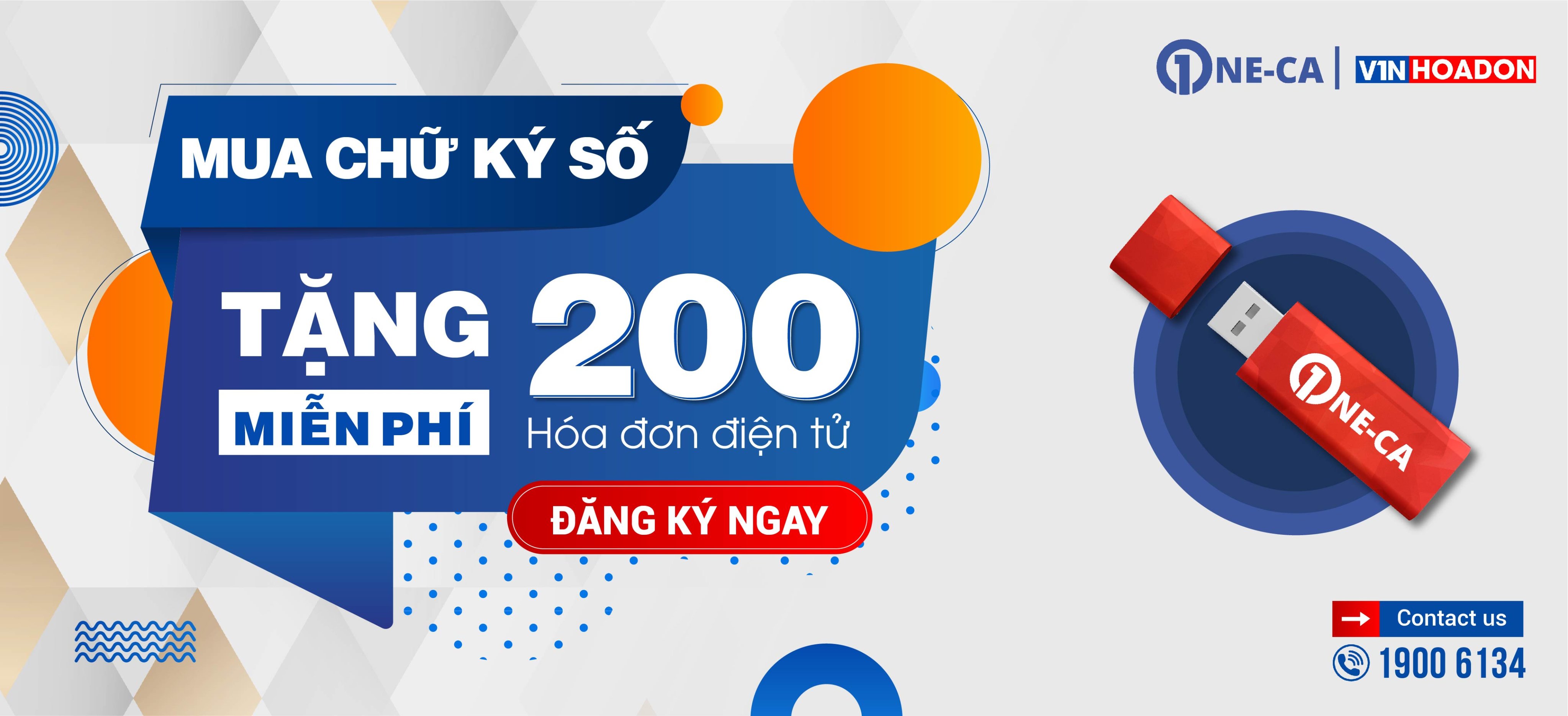 Mua chữ ký số tặng 200 hóa đơn điện tử